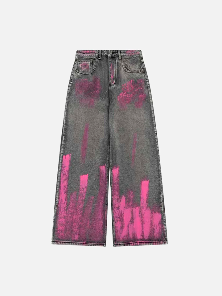 Calça Baggy Jeans 'Mob' Rosa