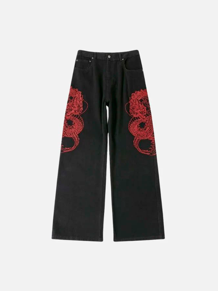 Calça Masculina Jeans Baggy Dragon Asteric