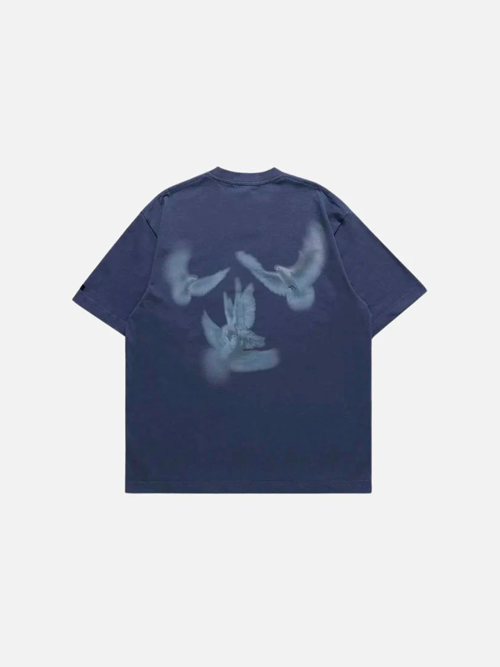 Camiseta Masculina Oversized 'Pigeon'