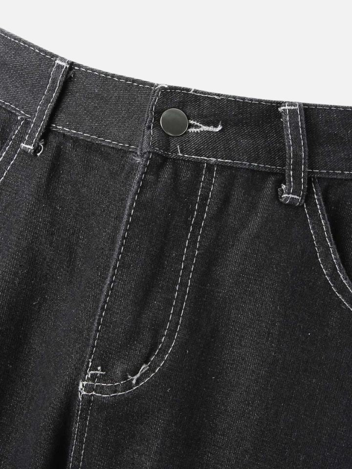 Calça Jeans Masculina Reta Listrada Fray