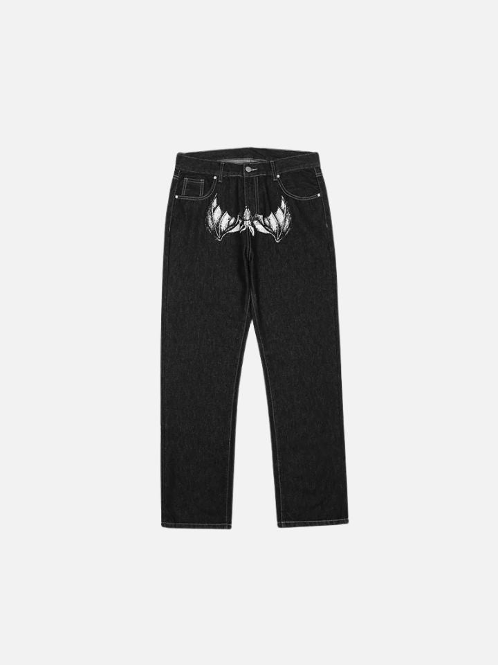 Calça Jeans Masculina Reta Preto '4Faces'